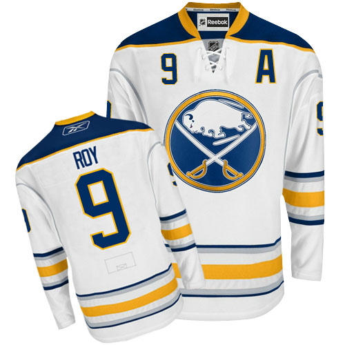 High Quality Buffalo Sabres 9 Derek Roy White NHL Hockey Jersey A Patch With Low Price